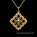 Fine Jewelry Wedding Imperial Green Jadeite Jade Pendant